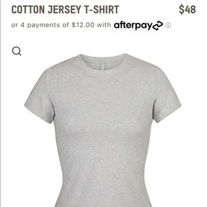 ❌SOLD❌SKIMS cotton jersey t shirt